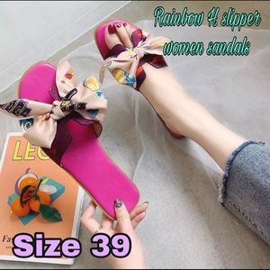 Brand new H women sandals with beautiful ribbons